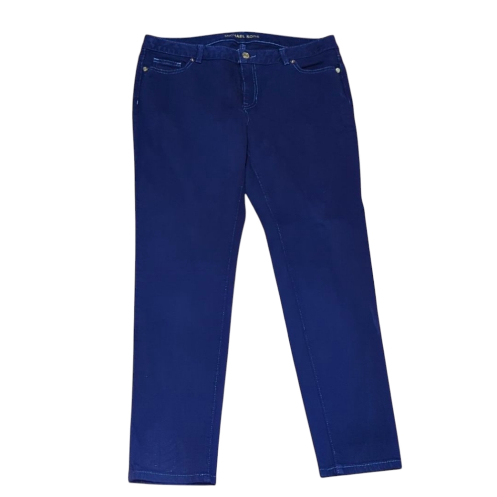 Michael Kors Women's Straight Leg Jeans - Blue